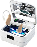 Hearing Aid Dryer Dehumidifier, Automatic Shut-Off Dryer Box Drying Box for Hearing Aids, Portable Fast Drying Dehumidifier for Hearing Aids, Earbuds, AirPods, Amplifiers