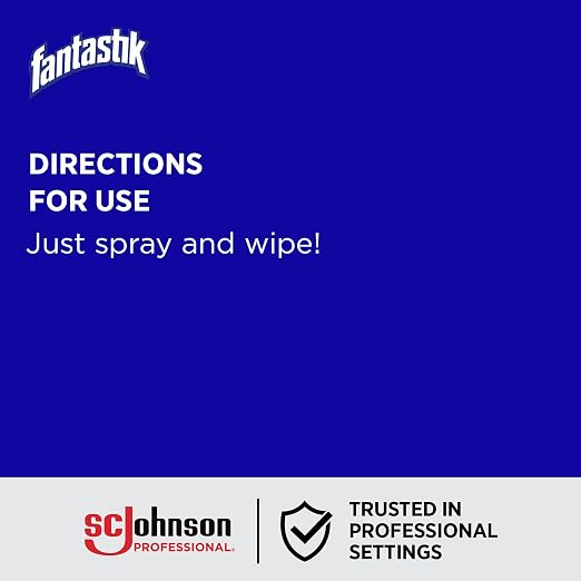 Fantastik 696716 All-Purpose Cleaner with Bleach, Fresh Clean, 32oz Trigger Bottle (Case of 8),(packaging may vary)