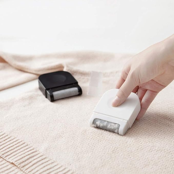 Black Lint Remover, Fabric Shaver, Portable Hair Ball Trimmer Fuzz Pellet Cut Machine Epilator for Sweater Clothes