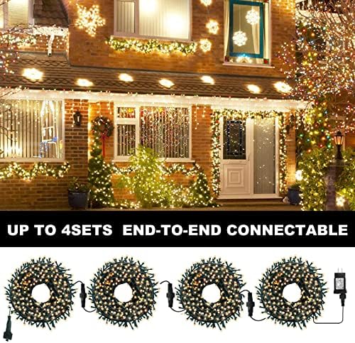 300 LED Warm White Christmas Lights Christmas Tree Light Outdoor