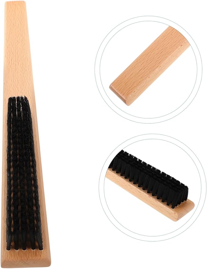 BESTYASH 5pcs Bristle Coat Brush Wood Handle Multipurpose Cleaning Brush for Hats Coats and Clothes Gentle Yet Lint Compact for Home Travel Use for Hair and Lint Removal
