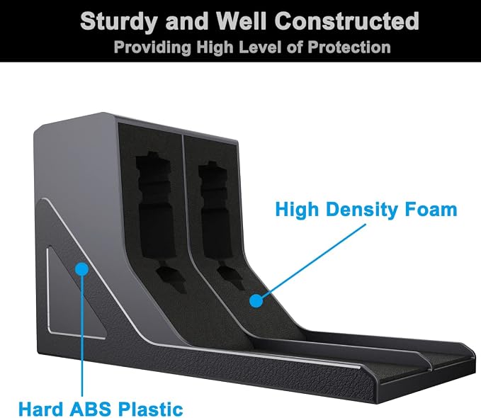 Pistol Rack Handgun Holder, Foam Protective Pistol Gun Magazine Stand Storage, Gun Safe Organizer Accessories