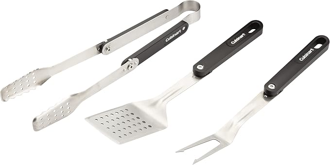Cuisinart CGS-1000 4-Piece Folding Grill Tool Set