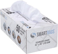 Arkwright Smart Rags Microfiber Cleaning Cloths Bulk, Case of 400, Lint Free 215 GSM Reusable Towels for Auto, Office and Household Cleaning, 16 x 16 in, White