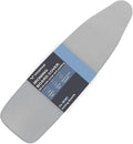 VividPaw Ironing Board Cover and Pad 18x54, Thick Padding, Elastic Edge, Silicone Coated, Resist Scorching, Adjustable Fastener, Heavy Duty Padded Iron Board Covers (Grey)