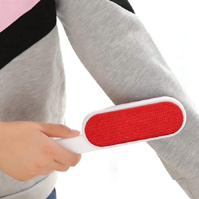 Carpet hair remover tool，Double-Side Sweater Sticky Wool Brush Static Brush Clothes Cleaning Tools Household Hair Dust Remover Electrostatic Dust Cleaner-1pc, Jtmfqjq1