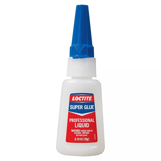 Loctite Super Glue Liquid Professional, 20g Bottle (Pack of 3) Heavy‑Duty Instant Adhesive for Plastic, Wood & Metal, Clear Superglue with Precision Nozzle, Quick‑Dry Formula