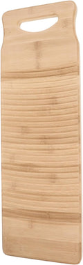 NOLITOY Bamboo Laundry Washboard Handwashing Clothes Old Fashioned Washboard Thickened Scrub Board Soft Brush Cleaning Tool