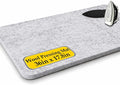 36"x 17.8" Wool Pressing Mat | 0.5 Inch Thick Ironing Board for Quilter, Sewing, Quilting Supplies
