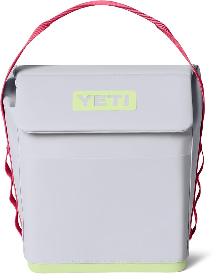 YETI Daytrip 6L Insulated Soft Cooler Lunch Bag, Mist/Pink/Grasshopper