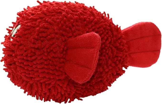 MIGHTY® 2 Pack Microfiber Medium Blowfish Dog Toys | Ultra Durable Plush Toy with Multiple Layers & Reinforced Seams , Washable and Floats , Mighty® Construction