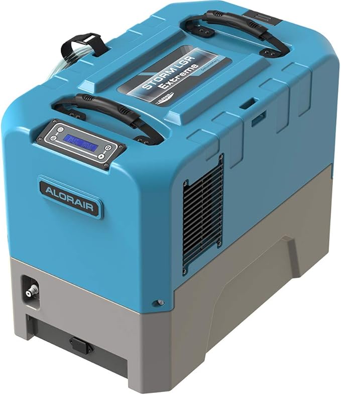 ALORAIR Commercial Dehumidifier with Pump, Up to 180 PPD (Saturation), 85 PPD at AHAM, 6 Years Limited Warranty, LGR Industrial Dehumidifier for Flood Repair, Crawlspace and Basement Drying