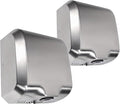 Goetland Stainless Steel Commercial Hand Dryer 1800w Automatic High Speed Heavy Duty Dull Polished Pack of 2