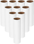 38mm Lint Roller Replacement Refills 10 Rolls Sticky Tape Roller Pet Hair Remover for Car Seats Upholstery Furniture White 16cm Core Cleaning Paper