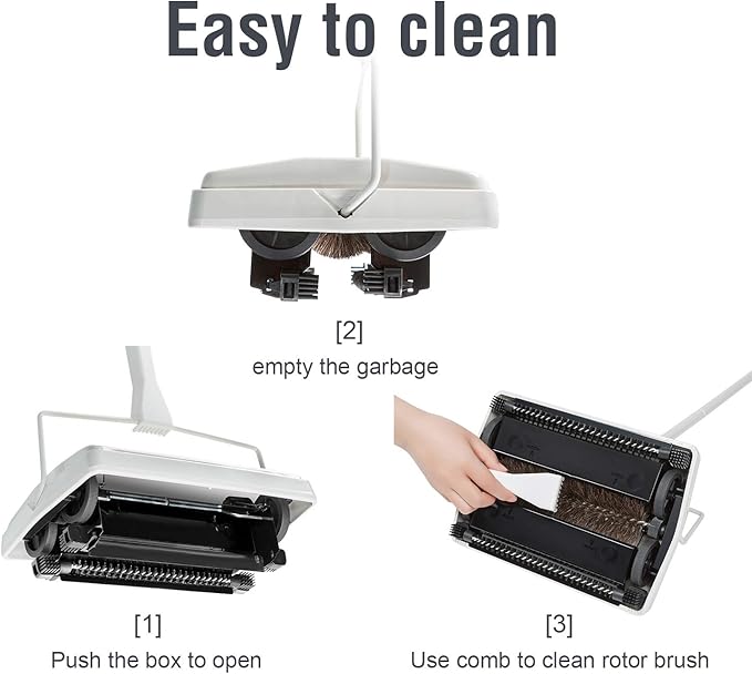JEHONN Carpet Sweeper; Broom and Dustpan Set for Home
