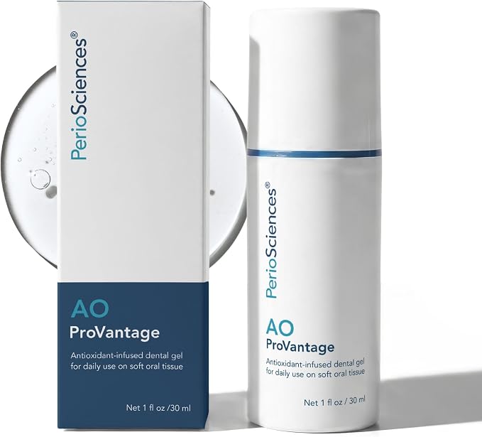 PerioSciences AO ProVantage Dental Gel with Antioxidants – Oral Gum Gel – Oral Care to Maintain Gum Health, 1 fl. Oz / 30ml