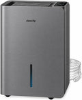 AEOCKY 50 Pint/Day Compressor Dehumidifier, 3500Sq.Ft for Basement, Home, Bedroom, Bathroom, with Drain Hose, 0.8 Gallon Water Tank Capacity, Intelligent Humidistat, Quiet
