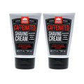 Pacific Shaving Company Caffeinated Shaving Cream - Caffeine, Shea Butter + Spearmint Antioxidant Shaving Cream - Clean Formula for Hydrating, Redness Reducing + Irritation-Free Shave (3.4 Oz, 2 Pack)