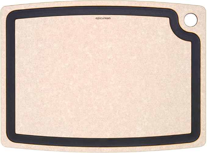 Epicurean Gourmet Series 17.5" × 13" Cutting Board in Natural/Slate