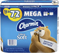 Charmin Ultra Soft Toilet Paper, 18 Mega Rolls = 72 Regular Rolls, 18 Count