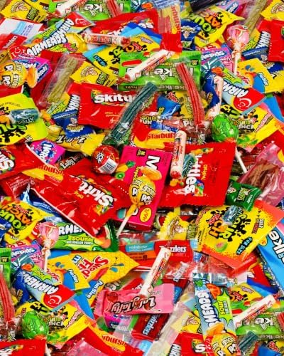 Bulk Candy Variety Pack 5 LB Halloween Individually Wrapped Pinata Mix