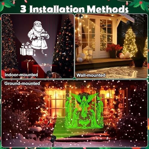 12 in 1 Halloween and Christmas Projector Lights Outdoor Decoration