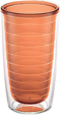 Tervis Clear & Colorful Tabletop Made in USA Double Walled Insulated Tumbler Travel Cup Keeps Drinks Cold & Hot, 16oz, Citrus Sunrise | Made in USA, Double-wall Insulated, Shatterproof, BPA-Free, Dishwasher Safe, Fits Most Cupholders, Gifts under $20
