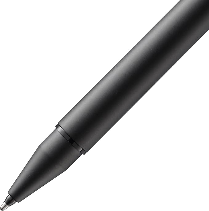 Lamy cp1 black twin pen Multifunctional pen – minimalist metal mechanical pencil & ballpoint pen in one – incl. M 21 ballpoint refill in black & M 41 fine-line refill (0.5 mm) in HB
