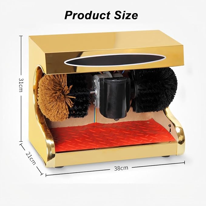 Shoe Polishing Machine, Electric Automatic Induction Shoe Shine Polisher for Home Use, Compact and Efficient Shoe Care Device