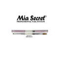 Mia Secret PREMIER NAIL BRUSHES 100% Kolinsky Hair MADE IN USA Prenium Nail Art Brushes (Silver, 10 OR/-2 OR)