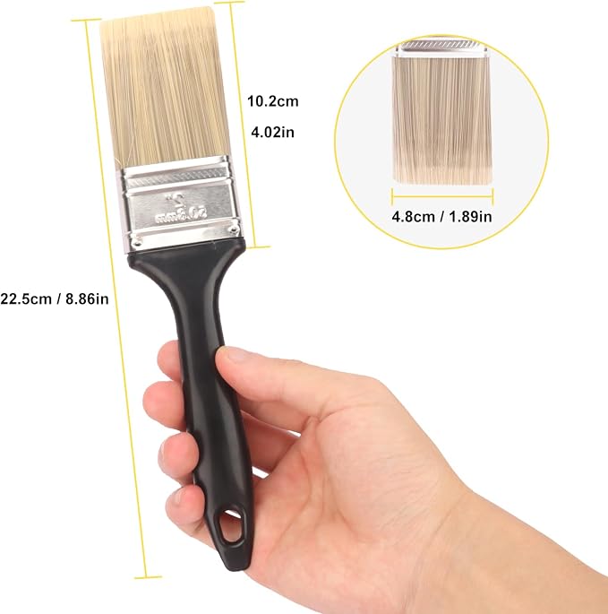 30 Pack 2 Inch Paint Brushes - A Professional Range of Wall Paint Brushes, Deck Paint Brush, and Chip Brushes - Perfect DIY Painting Tools for Your Home or Business KUKLIPJIM