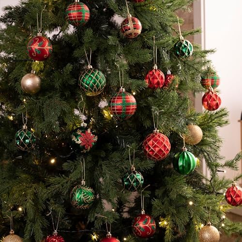 Valery Madelyn 16ct Christmas Tree Decorations Ball Ornaments 3.15 Inches