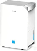 AEOCKY 105 Pint/D Energy Star Version 6.0 Dehumidifier, 5500 Sq.Ft Smart Compressor Dehumidifier with Drain Hose, Intelligent Humidistat,for Basement,Bedroom,Home,Bathroom
