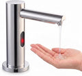 Automatic Touchless Soap Dispenser for Kitchen Sink, 33.81 oz Bottle | Built-In Electric Dish Liquid Soap Dispenser with Infrared Sensor, Plug-In Powered, Fits 1" Hole For Kitchen Bathroom