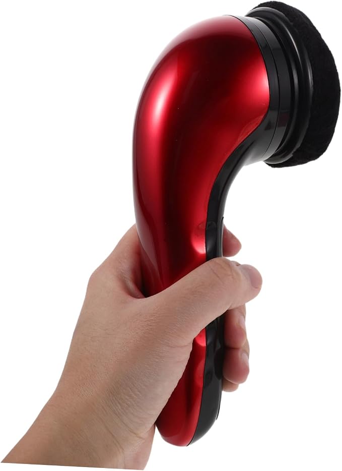 FRCOLOR Portable Electric Shoe Cleaner Brush with Interchangeable Heads for Leather Shoes and Sneakers, Automatic Polishing Machine for Deep Cleansing and Daily Maintenance at Home