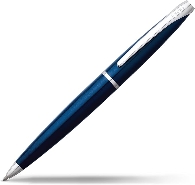 Cross 882-37 ATX Translucent Blue Lacquer Finish Ballpoint Pen