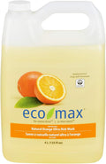ECOMAX Orange Dish Soap Refill, 4000 ML