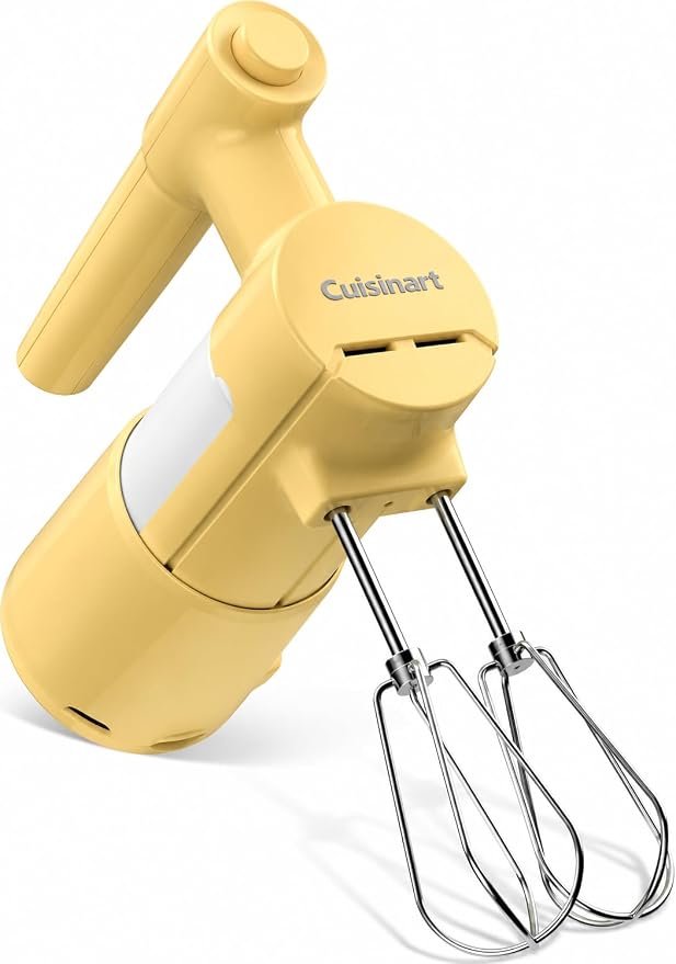 Cuisinart 5 Speed Hand Mixer, HM-150, Yellow