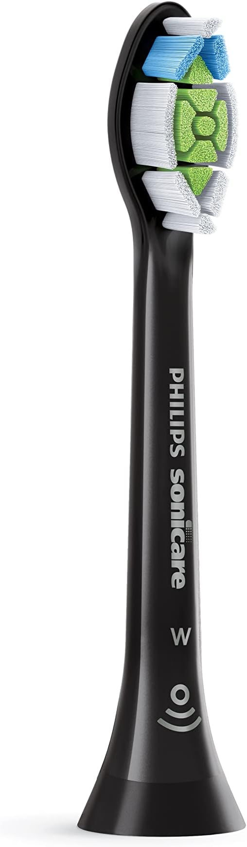 Philips Sonicare W DiamondClean - Genuine Replacement Electric Toothbrush Heads, Black, 2 Pack, HX6062/95
