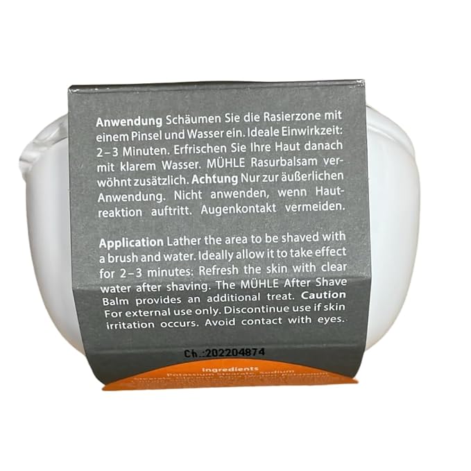 MÜHLE SHAVE CARE Porcelain Dish incl. Sea Buckthorn Shaving Soap 65g