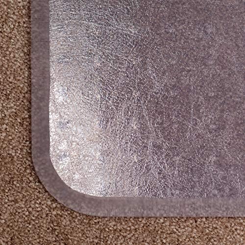 ES Robbins Extra High Pile Chair Mat, Rectangle with Lip, 36"x48" Beveled Edge