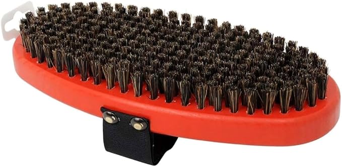 Swix Oval Wild Boar Base Brush T0164O – Ski & Snowboard Wax Polishing Brush for Wax, Ski Snowboard Tuning Equipment, Swix Ski Wax Brush with Oval Hand Strap Design
