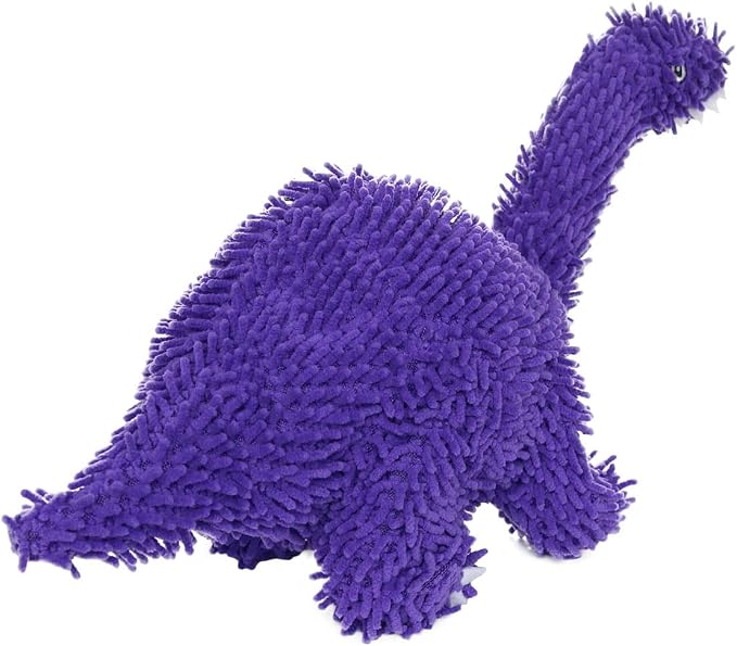MIGHTY® 2 Pack Microfiber Medium Brachiosaurus Dog Toys | Ultra Durable Plush Toy with Multiple Layers & Reinforced Seams , Washable and Floats , Mighty® Construction