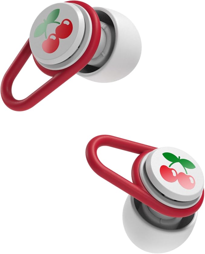 Hears One Ear Plugs for Noise Reduction - Patented Reusable Concert Earplugs, 20dB SNR Sound Reduction, Hypoallergenic for Musicians, Motorcycle and Sleeping with 4 tip Sizes - Patcha Edition