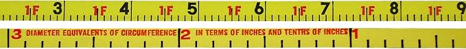 ProTape 3/8" x 50' Auto-Rewind Tape Measure w/ Nylon Coated Blade 45322 (950DCB) 10ths & Diameter by US Tape