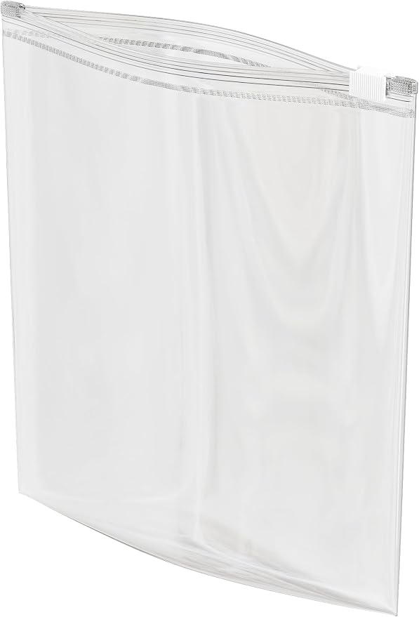 1000 Count - Slider Zip Food Storage Bags, 8" x 10" (1/2 Gallon) 3 Mil Heavy Duty, Strong & Durable For Freezer Storage, For Sandwiches, Snacks & More. GPI