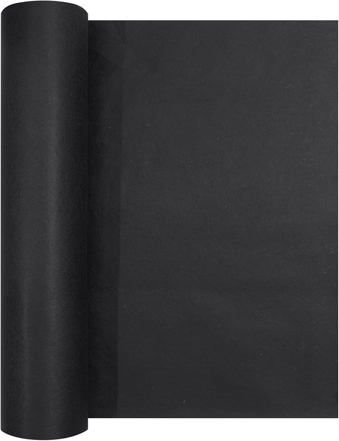 VEVOR 6FTx100FT Non-Woven Geotextile Heavy Duty 8oz Driveway Underlayment for Gravel, Ground Cover, Garden Weed Barrier, Drainage Fabric, Landscaping, Black | 350N Tenacity & 440N Load Capacity, Weed Barrier Fabric, Landscaping Fabric for French Drain,...