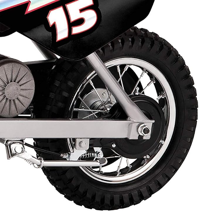 Razor Dirt Rocket Ride On 24V Electric Toy Motocross Motorcycle Dirt Bike, Speeds up to 14 MPH, 1 Black MX400 &1 Red MX350
