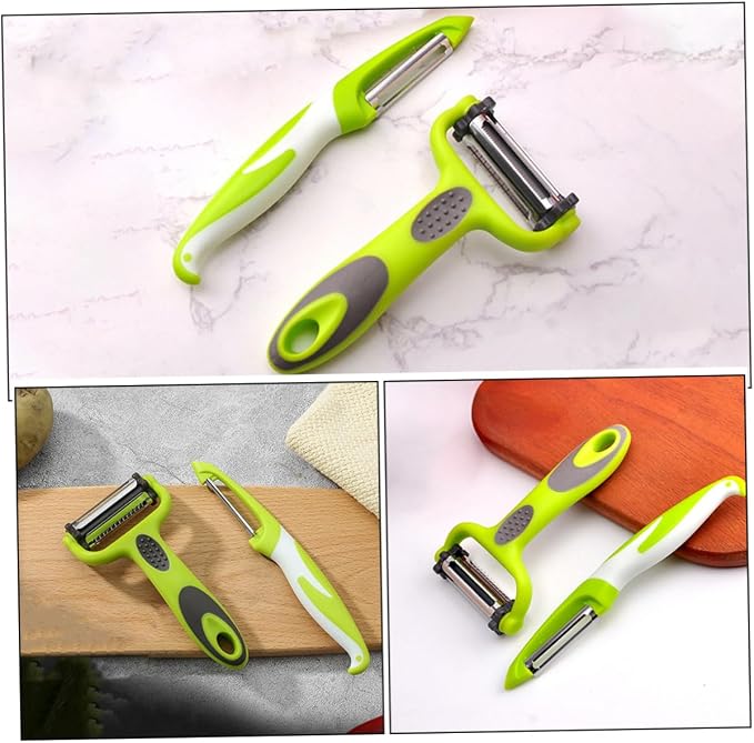 Cheese Grater, 2pcs Paring Peeler Vegetable Peeler Fruit Peeler Stainless Steel PeelerY