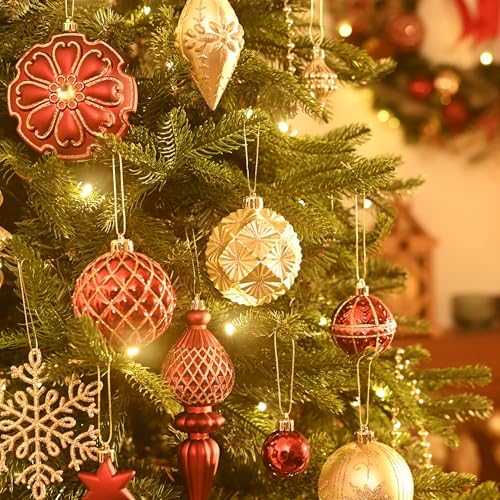 Valery Madelyn 155ct Christmas Tree Decorations Ball Ornaments Set